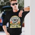 かわいい テニス コアラ 可愛い アスレチック 夏 テニス キャンプ 長袖Tシャツ 彼への贈り物