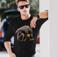 かわいいセンザンコウ ウロコアリクイ センザンコウ 長袖Tシャツ 彼への贈り物