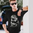 かわいいプレーリードッグのグラフィック アート デザイン 長袖Tシャツ 彼への贈り物
