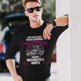 このプリンセスはオートバイブーツを身に着けていません ガラスのスリッパは面白い 長袖Tシャツ 彼への贈り物