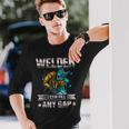どんな隙間も埋めることができる溶接機、面白い加工溶接 長袖Tシャツ 彼への贈り物