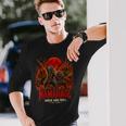 なまはげ ロックンロール 秋田県 男鹿 鬼 ギター バンド 長袖Tシャツ 彼への贈り物
