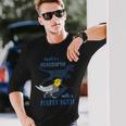 わたしのペットはふわふわお尻オカメインコの鳥を持ったベロキラプトル 長袖Tシャツ 彼への贈り物