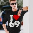 アイラブハート 69 シックスティナイン 長袖Tシャツ 彼への贈り物