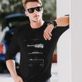 アコースティックギター特許tシャツ-ミュージックシャツ 長袖Tシャツ 彼への贈り物