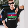 アゼルバイジャン国旗tシャツ 長袖Tシャツ 彼への贈り物