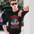 アメリカ We Love Dogs ダルメシアン犬とビール 独立記念日 長袖Tシャツ 彼への贈り物