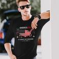 アメリカ250周年記念 アメリカ 250 アメリカ 250歳の誕生日 長袖Tシャツ 彼への贈り物