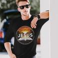 イエス・ザ・ウェイ・ザ・トゥルース ザ・ライフ キリスト教 神 信仰 聖書 長袖Tシャツ 彼への贈り物