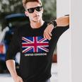 イギリスの国旗。 長袖Tシャツ 彼への贈り物