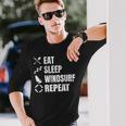 ウインドサーフィンルーティン ウインドサーフィンコーチ セイルボーディング 長袖Tシャツ 彼への贈り物