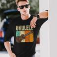 ウクレレ ビンテージ 長袖Tシャツ 彼への贈り物