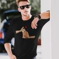 エキゾチックショートヘア猫エキゾチックショートヘア 長袖Tシャツ 彼への贈り物