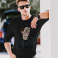 エゴン・シーレ セルフポートレート 長袖Tシャツ 彼への贈り物