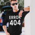 エラー404 長袖tシャツ 長袖Tシャツ 彼への贈り物