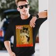 エリザベス女王 ファンビンテージポスター 英国王 長袖Tシャツ 彼への贈り物