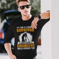 エンジニアにもヒーローが必要だからサーベイヤーになった 長袖Tシャツ 彼への贈り物