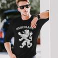 オランダ レトロ オランダ ライオン クラウン オランダ プライド 長袖Tシャツ 彼への贈り物