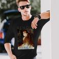 オーギュスト・ルノワール マドモアゼル・ダンヴェールの肖像 長袖Tシャツ 彼への贈り物