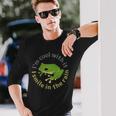 カエル 蛙 ワンポイント カエルイラスト入り 長袖Tシャツ 彼への贈り物