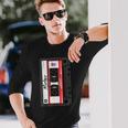 カセット テープ 音楽 ミックス オーディオ 90年代 パーティー 80年代 長袖Tシャツ 彼への贈り物