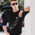 カトリックラテン語フレーズ スピリタス・サンクティは聖霊幽霊 長袖Tシャツ 彼への贈り物