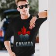 カナダ サッカー ジャージ レッド フットボール ファン プレーヤー 旅行 長袖Tシャツ 彼への贈り物
