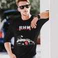 カーレース モーター愛好家 Gt R 35 ストリート Jdm ミームコイン 長袖Tシャツ 彼への贈り物