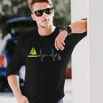 キャプテンi ヨットiハートビートボートiセーリング 長袖Tシャツ 彼への贈り物