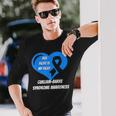 ギランバレー症候群啓発 長袖Tシャツ 彼への贈り物