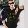 クラシック Nasa ボイジャー ゴールデンレコード 長袖tシャツ 長袖Tシャツ 彼への贈り物
