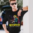 クラシック音楽 ピアノ ルートヴィヒ・ヴァン ベートーヴェン 長袖Tシャツ 彼への贈り物