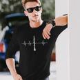 クラリネット ハートビート ベスト ファニー クラリネット 長袖Tシャツ 彼への贈り物