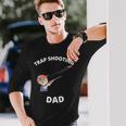 クレイトラップ 射撃 お父さん アウトドア スポーツ メンズ 長袖tシャツ 長袖Tシャツ 彼への贈り物