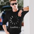 クール Loading 面白い 考え中 カッコイイ かっこいい Cool おもしろtシャツ 長袖Tシャツ 彼への贈り物