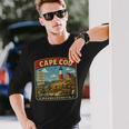 ケープコッドビーチ マサチューセッツ州 休暇 ケープコッド ウェディング 長袖Tシャツ 彼への贈り物