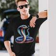 コブラ蛇蛇×キングコブラ 長袖Tシャツ 彼への贈り物