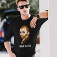 ゴッホ ゴス ポートレート ダーク 美術史 駄洒落ゴシック ユーモア 長袖tシャツ 長袖Tシャツ 彼への贈り物