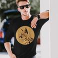 サーバル ワイルドキャット サーバルキャット アフリカン ワイルドキャット アニマル サーバル 長袖Tシャツ 彼への贈り物