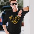 ショベルオペレーター 重機 Heo 長袖Tシャツ 彼への贈り物