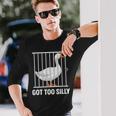 シリー・グースtシャツバカになりすぎた 長袖Tシャツ 彼への贈り物