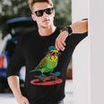 スケートボード セキセイインコ スケート セキセイインコ 長袖Tシャツ 彼への贈り物
