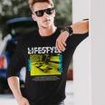 スケートボードライフスタイル エッジの効いた美しいストリートウェア 長袖Tシャツ 彼への贈り物