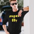 スーパーフライ 長袖Tシャツ 彼への贈り物