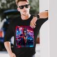 セクシーガールグラフィックtシャツ セクシーピンナップモデル&エキゾチックカー 長袖Tシャツ 彼への贈り物