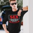 セックスインストラクター初レッスンは無料です-面白いバチェロレッテ 長袖Tシャツ 彼への贈り物
