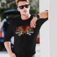 タイガータトゥー ムエタイ 長袖Tシャツ 彼への贈り物