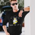 タックスlinuxペンギン須藤rm Rfコンピュータフリークハッカー 長袖Tシャツ 彼への贈り物
