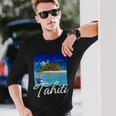 タヒチ フランス領ポリネシア タヒチ 長袖Tシャツ 彼への贈り物