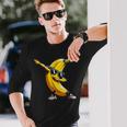 ダビングイエローバナナ 長袖Tシャツ 彼への贈り物